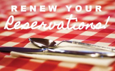 Update your Family Night Supper Reservations